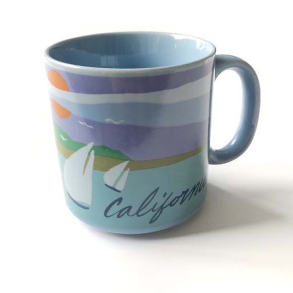 Mico Other - Vintage California Beach Sailing Coffee Mug